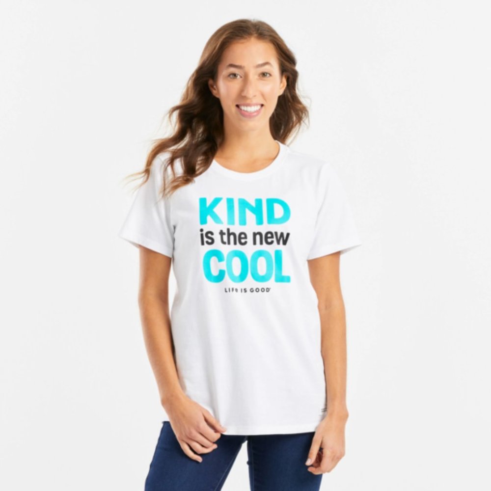 LIFE IS GOOD Women's XXXL Tee KIND IS THE NEW COOL 3x NEW